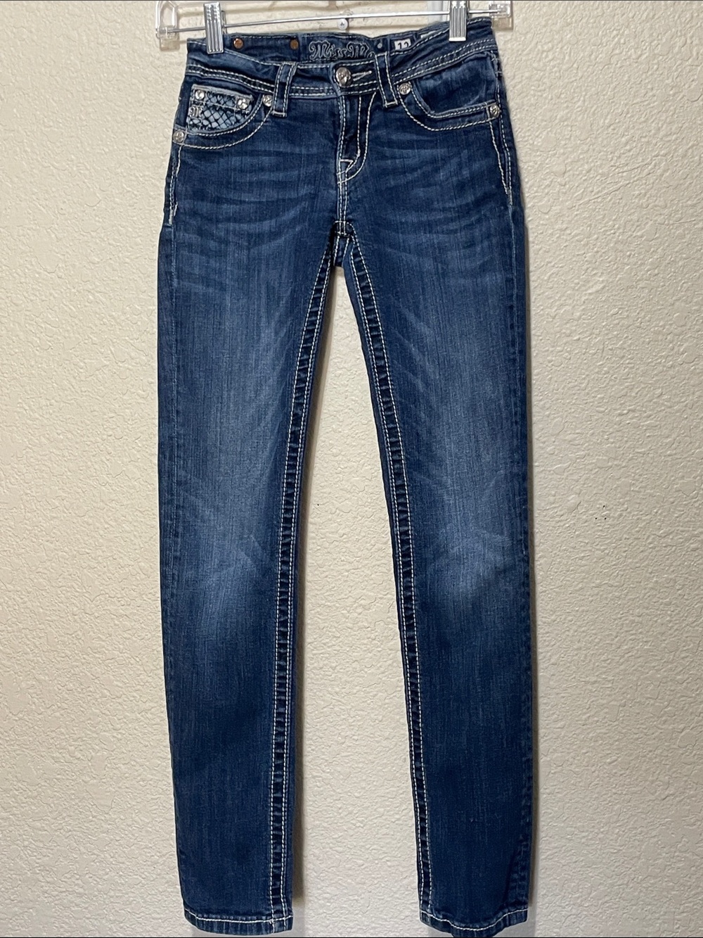 Miss Me Girls Skinny Jeans. Good Condition. Girls Size 12.